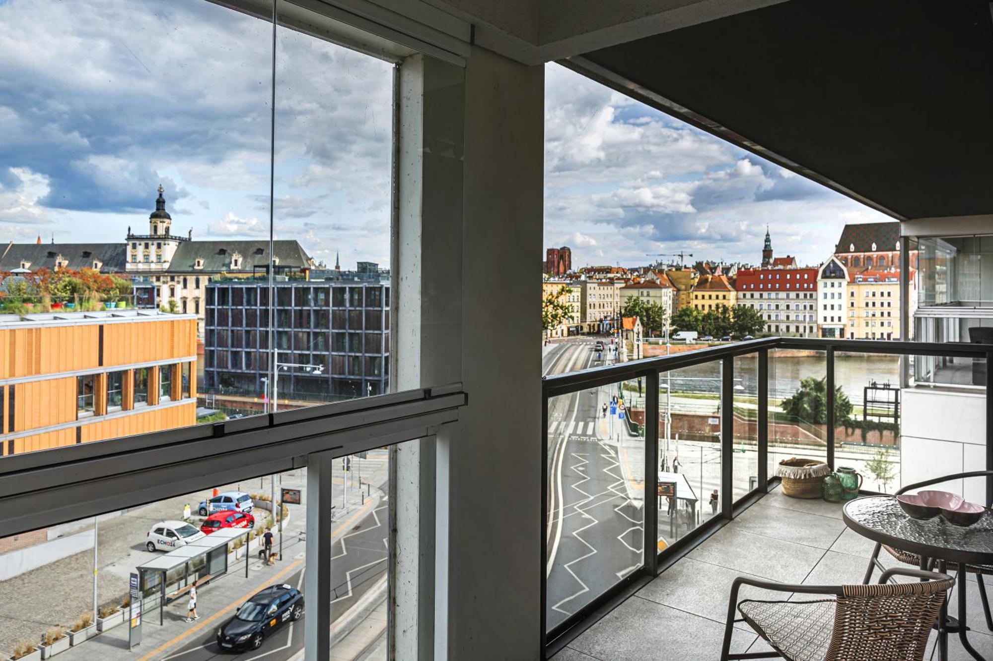 Luksusowy Apartament Z Parkingiem I Klimatyzacja W Samym Centrum Wroclawia Breslávia Exterior foto